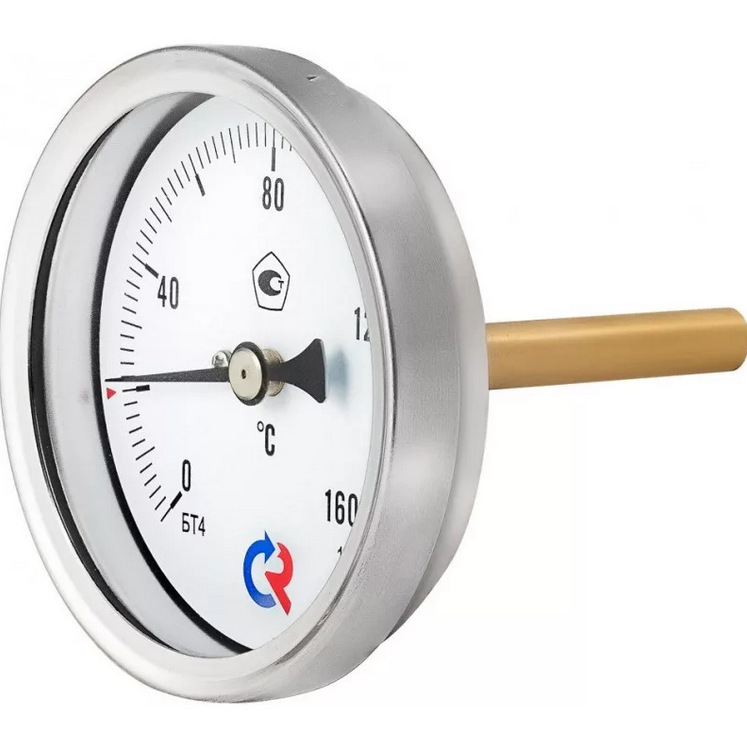 Купить Термометр биметаллический БТ-51.211 (0-160С) L=250 с гильзой ...