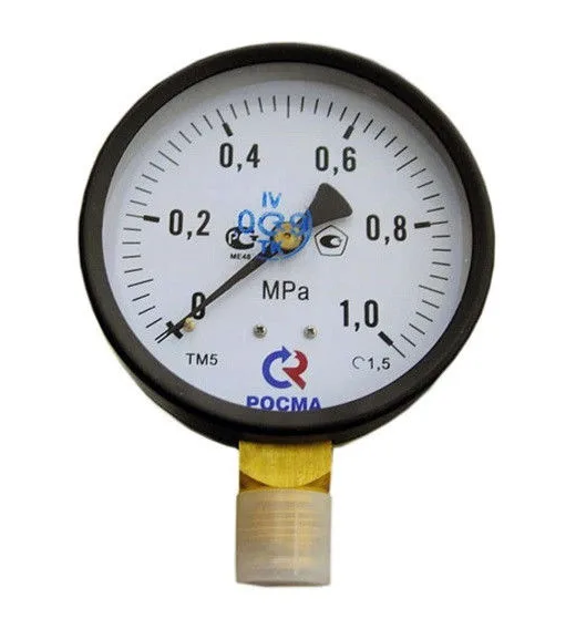 Фото манометр тм-510. p.m2 тех.g1/2 1 mра  (для жкх)