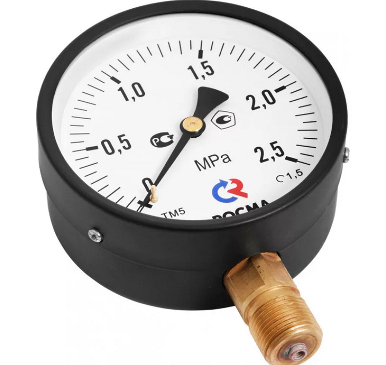 Фото манометр тм-610.р g1/2, 2,5мпа