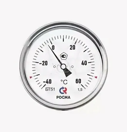 Термометр биметаллический БТ-51.211 (-40...+60С) L=100 с гильзой