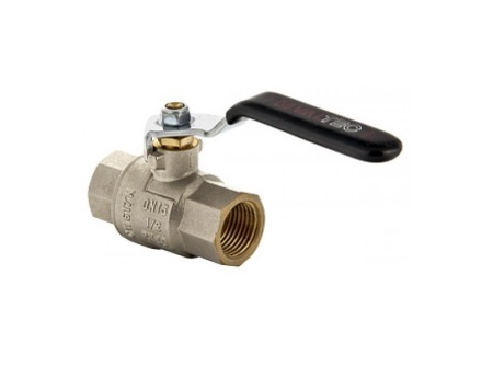 Кран шаровый VT.314 вн/вн 1" (стальная рукоятка)